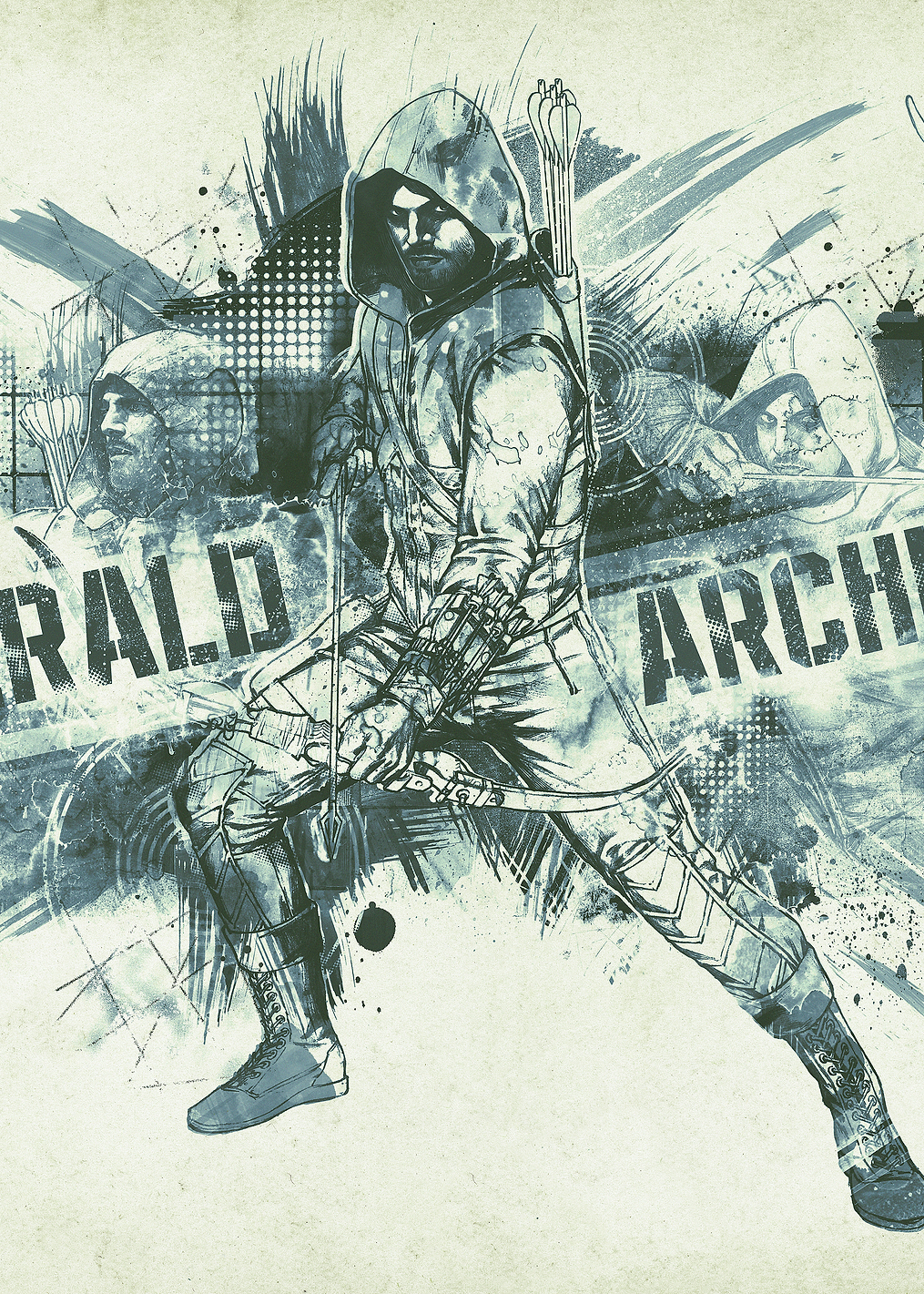 Emerald Archer: постер из коллекции DC Comics