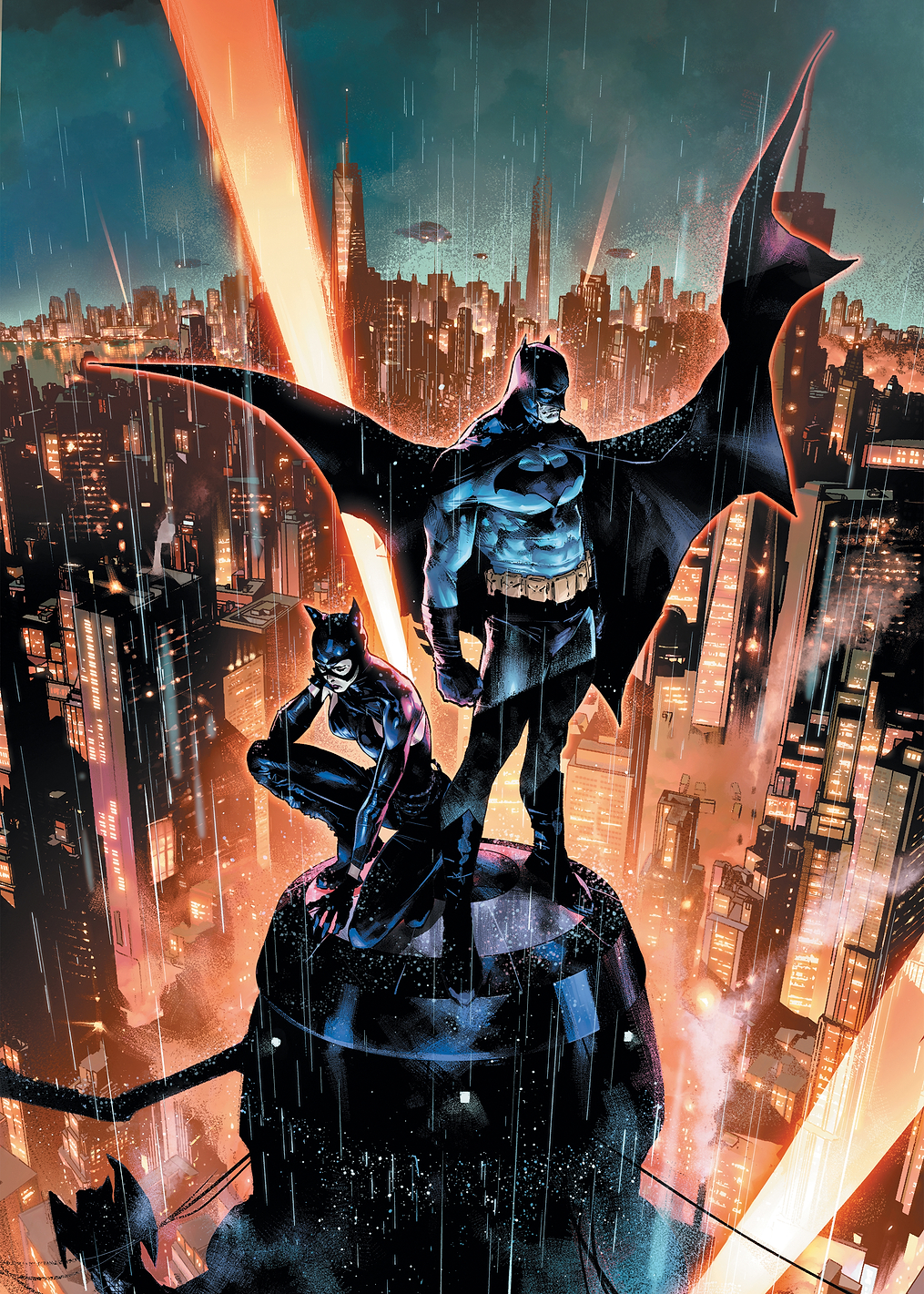 Batman with Catwoman: постер из коллекции DC Comics