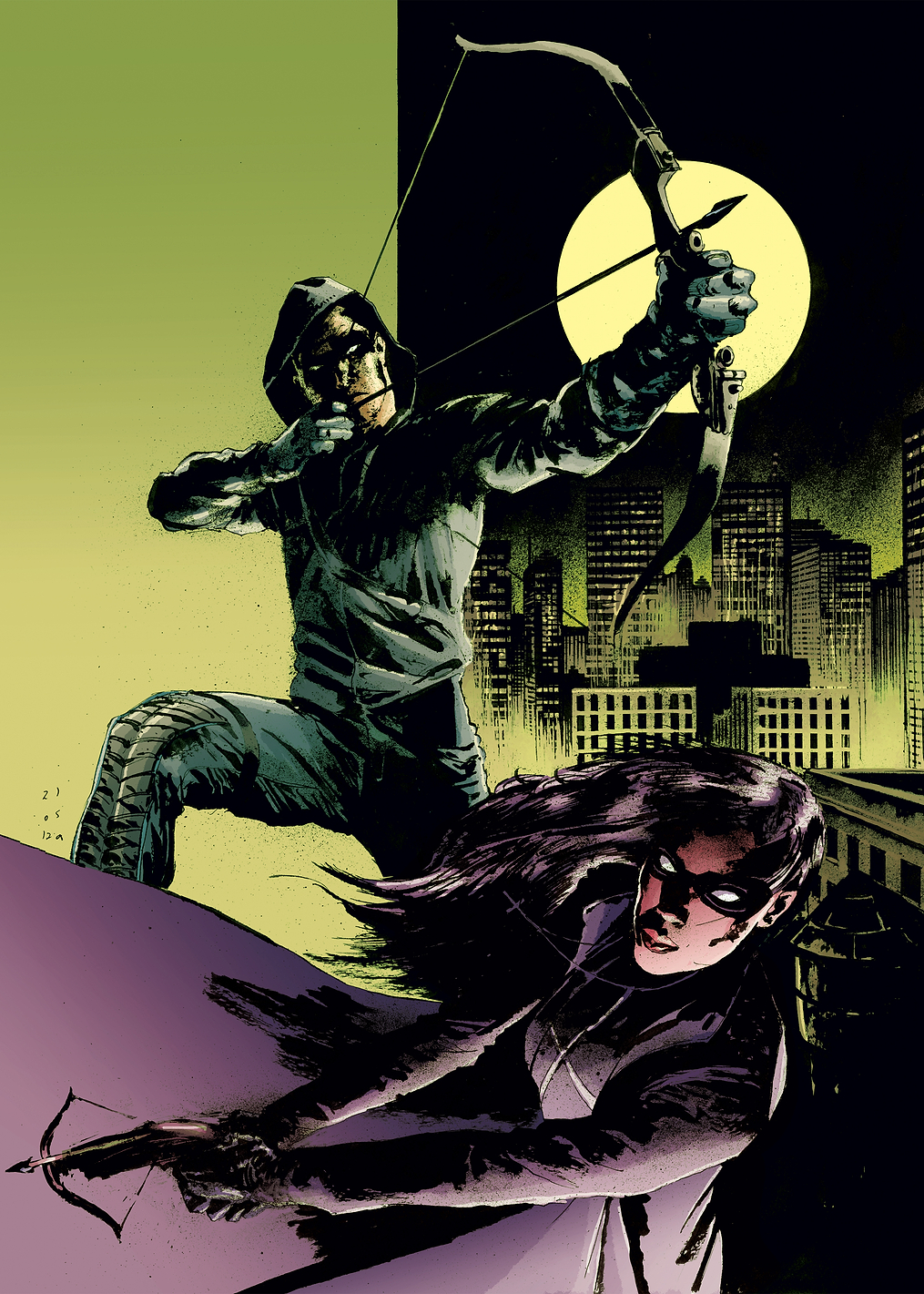 Arrow with Black Canary: постер из коллекции DC Comics