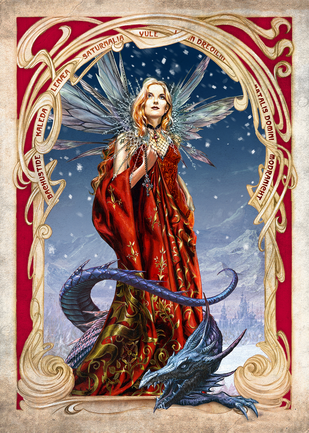 Snowfall on Avalon: постер из коллекции Alchemy England