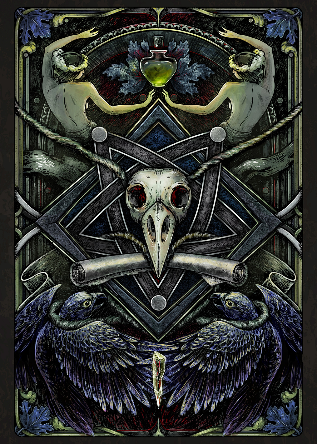 Raven Skull: постер из коллекции Gwent