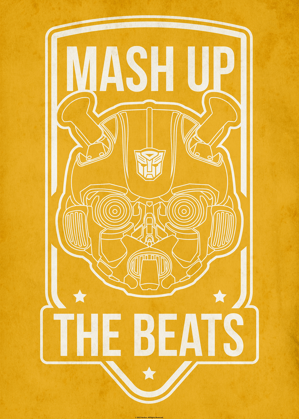 Mash up the beats: постер из коллекции Transformers