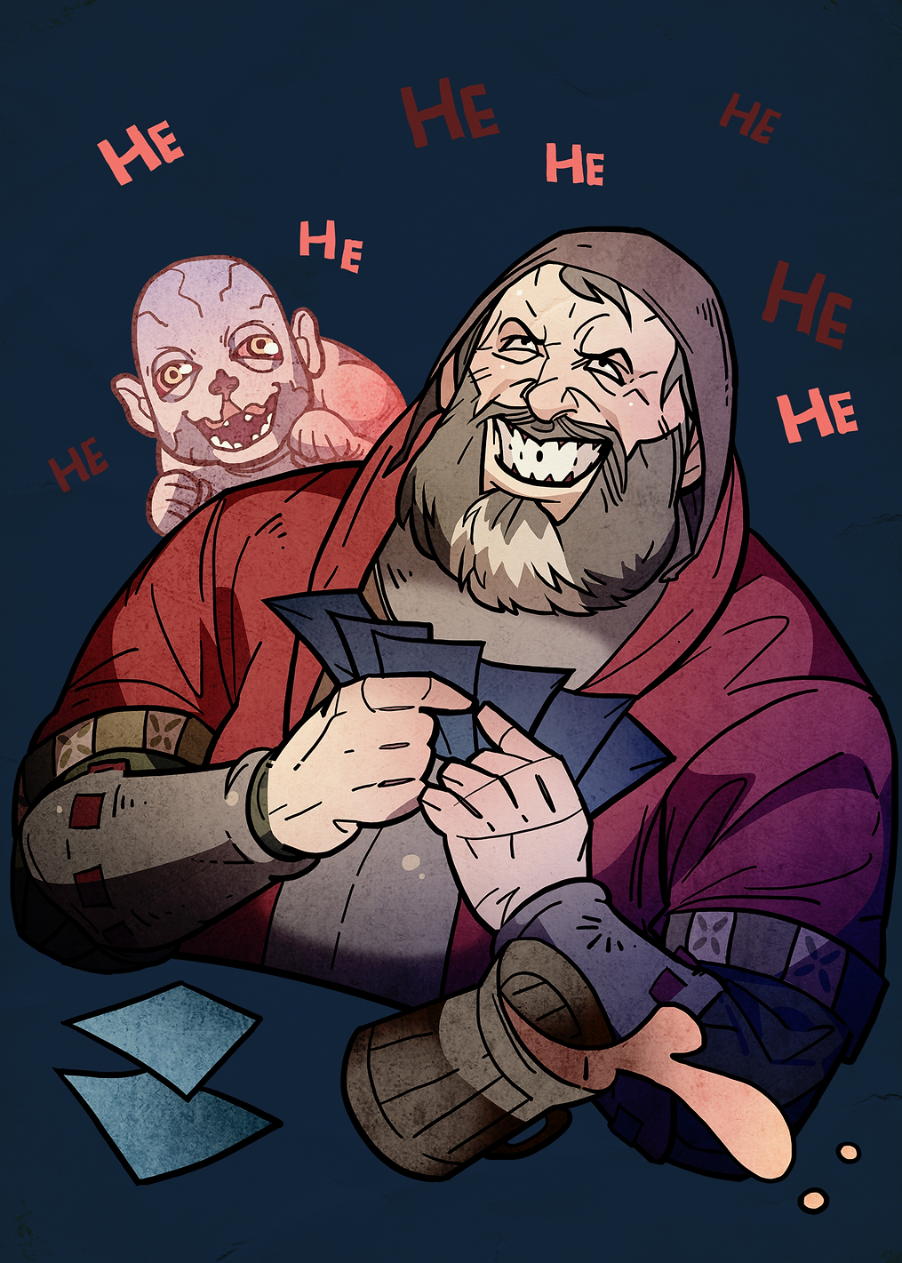 Grin Bloody Baron: постер из коллекции The Witcher