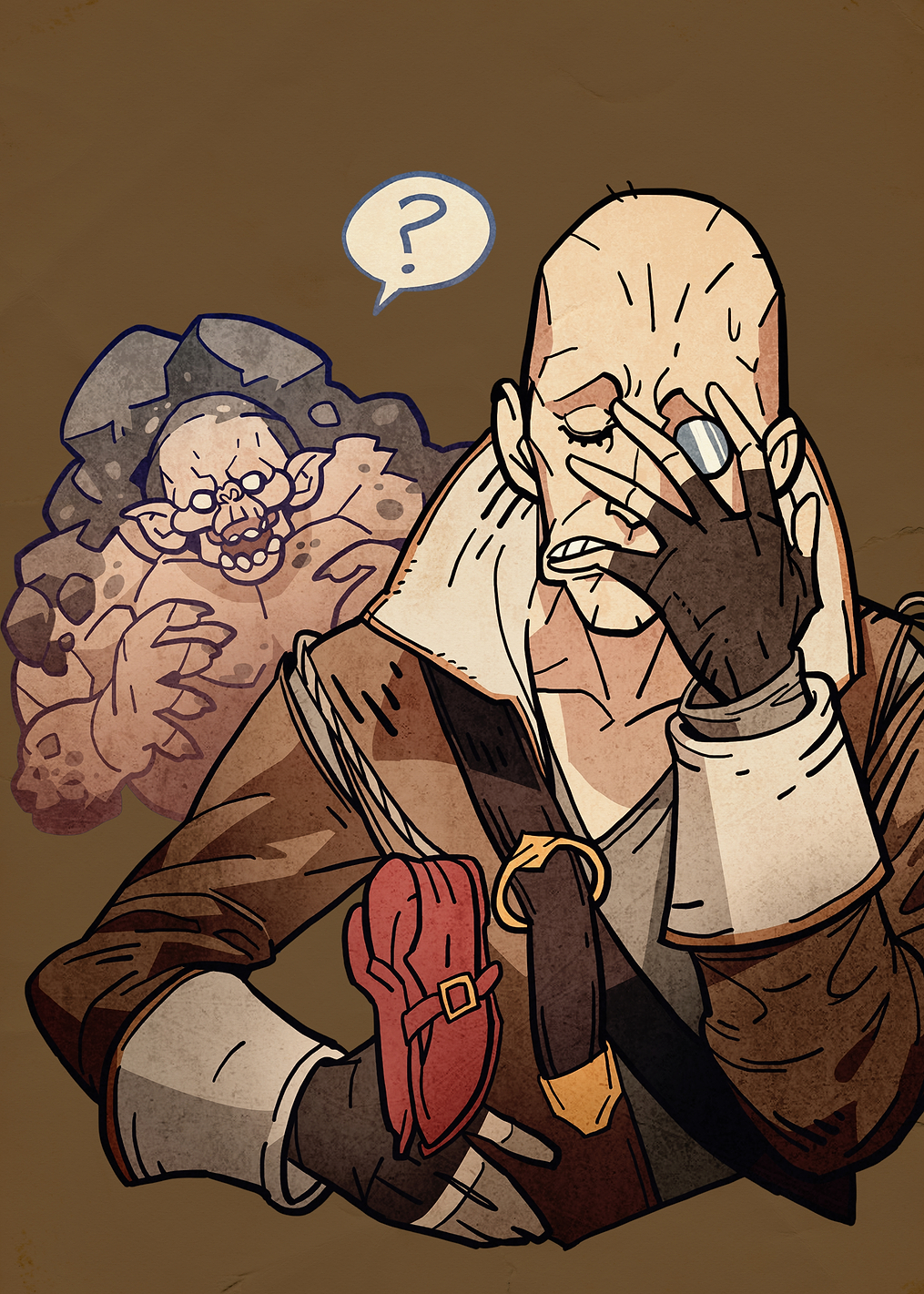 Facepalm Thaler: постер из коллекции The Witcher