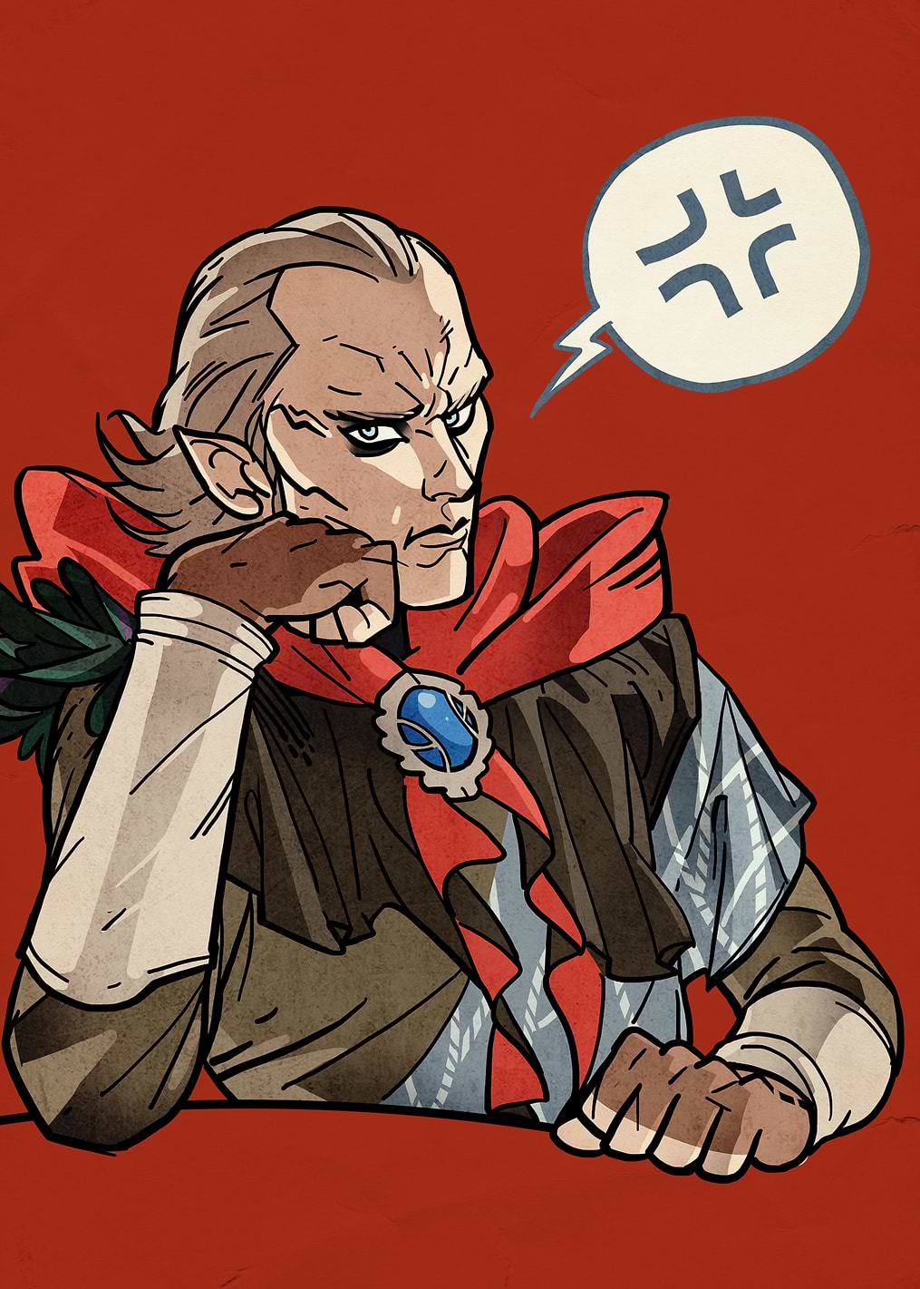 Angry Avallach: постер из коллекции The Witcher