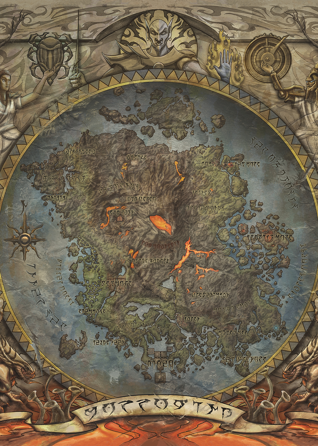Collectors Map: постер из коллекции The Elder Scrolls