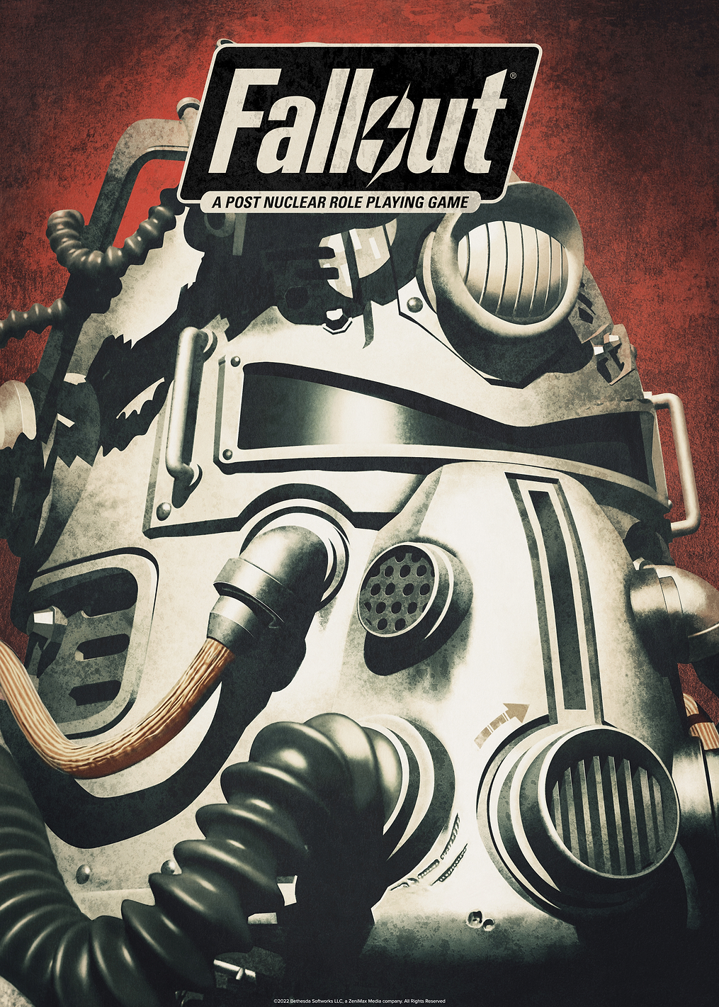 Red Fallout Logo: постер из коллекции Fallout