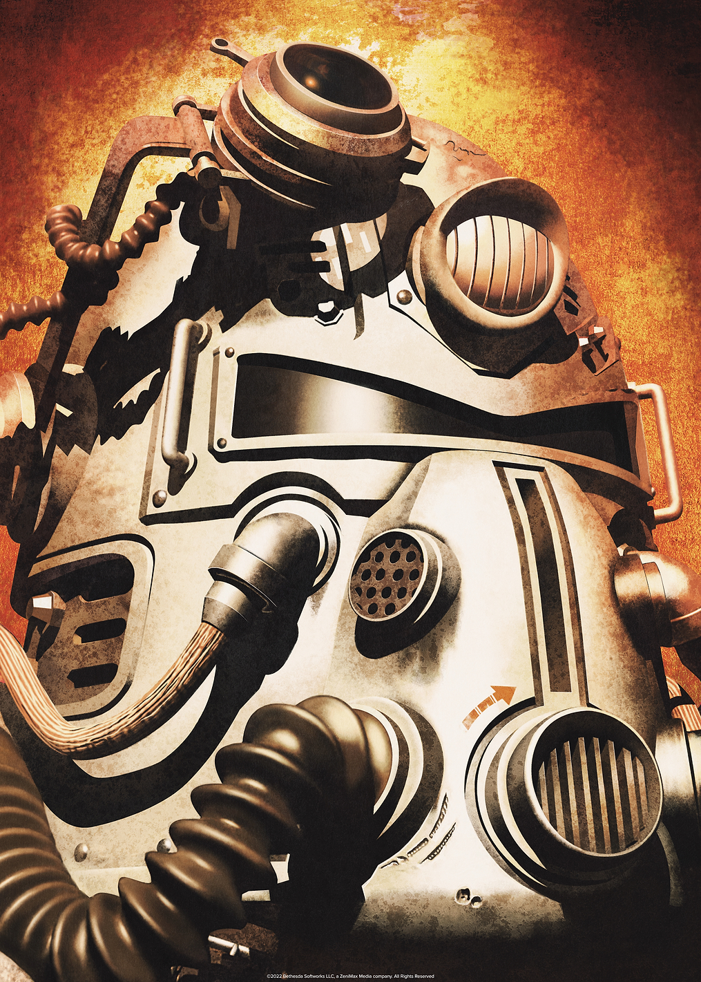 Fallout Helmet: постер из коллекции Fallout