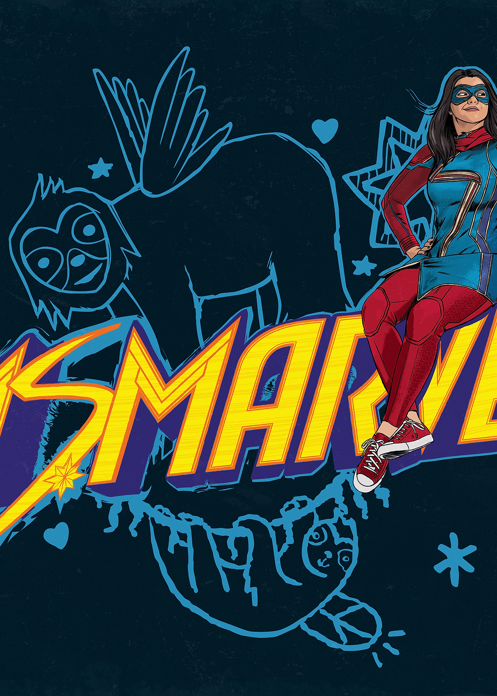 Ms Marvel logo: постер из коллекции Marvel