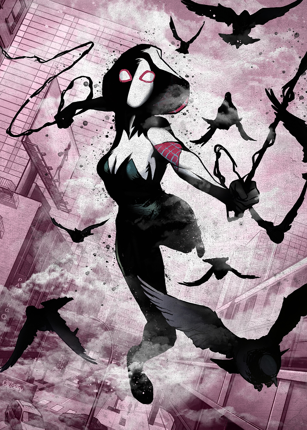 Dark Edition Spider-Gwen: постер из коллекции Marvel