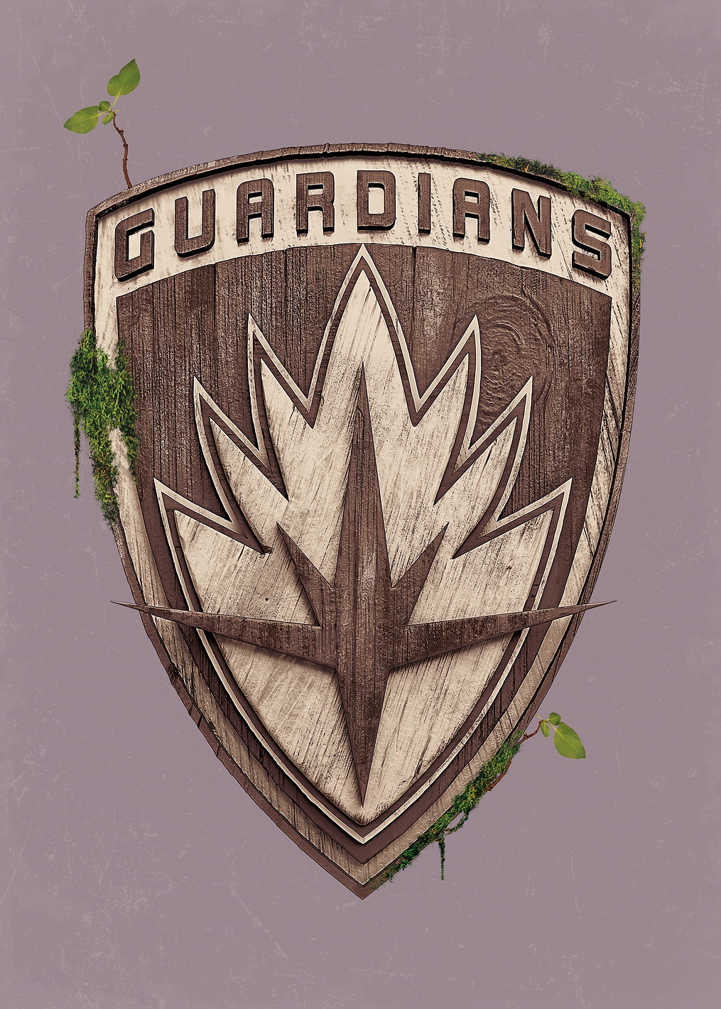 Guardians shield: постер из коллекции Marvel