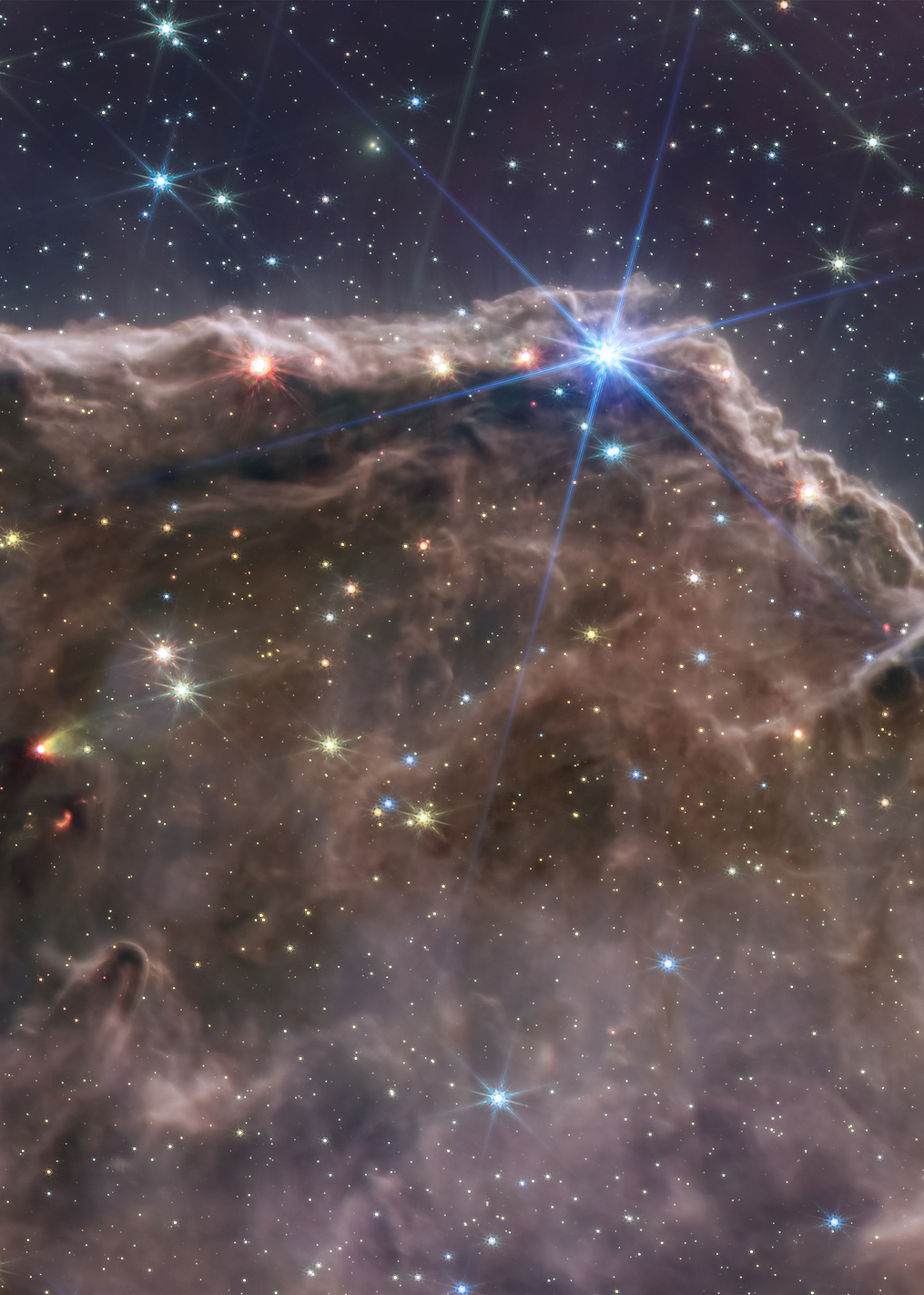 Carina Nebula grey: постер из коллекции Inspired by NASA