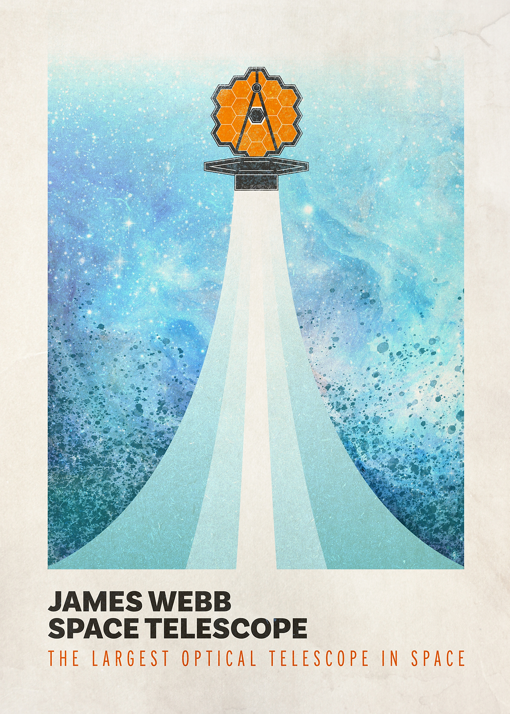 James Webb Galaxy Poster: постер из коллекции Inspired by NASA