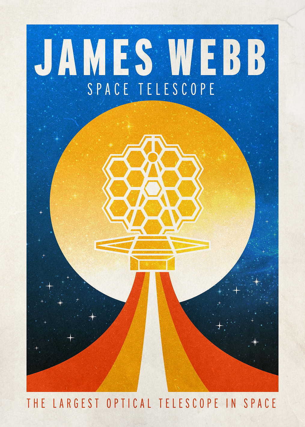 Optical Telescope in Space: постер из коллекции Inspired by NASA