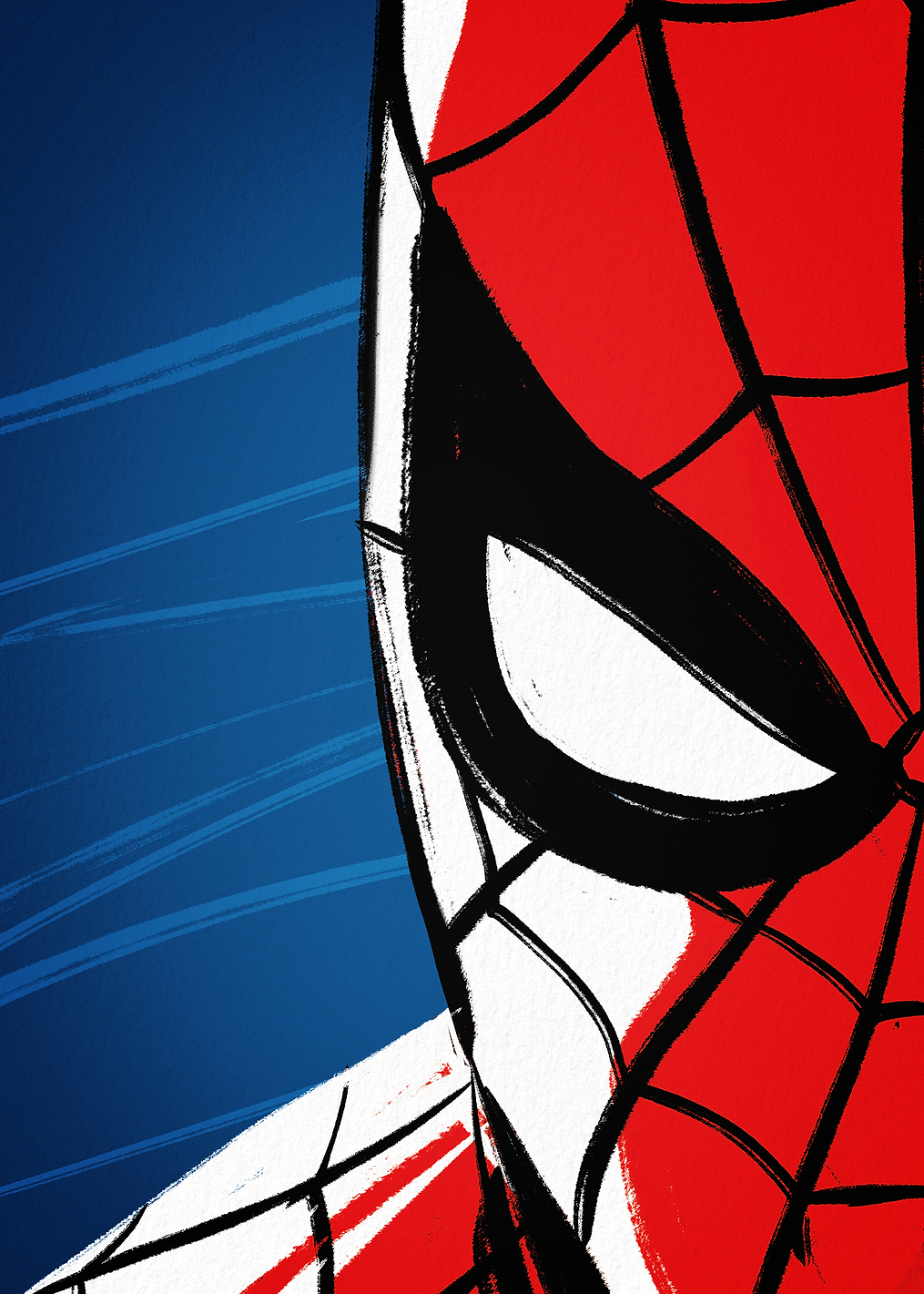 Spider-head - Left Half: постер из коллекции Marvel