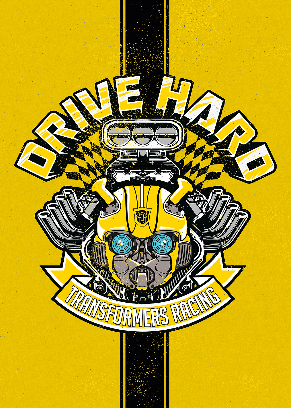 Drive Hard: постер из коллекции Transformers