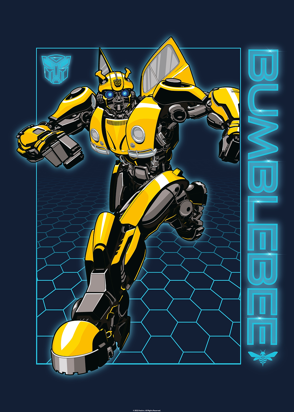 Bumblebee running: постер из коллекции Transformers