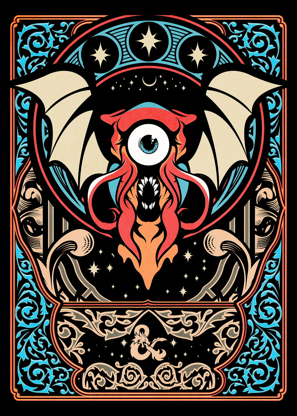 Astral Menagerie Back: постер из коллекции Dungeons And Dragons