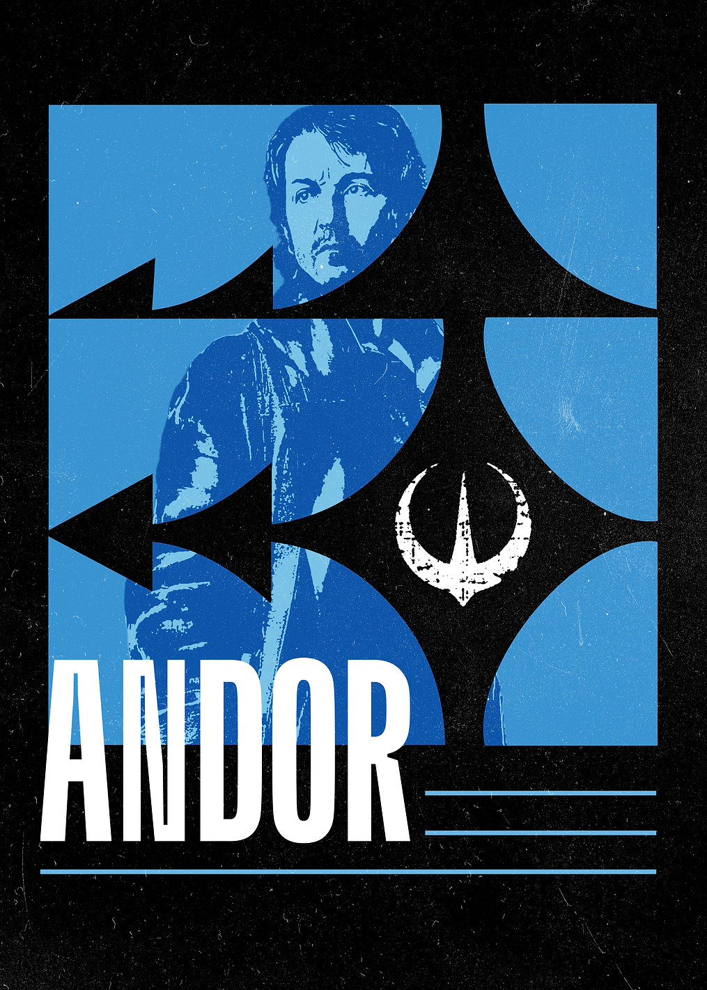 Andor blue: постер из коллекции Star Wars