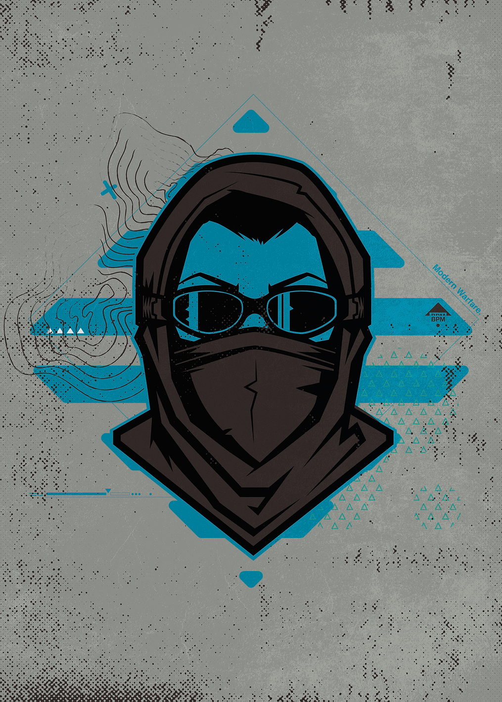 Incognito blue: постер из коллекции Call of Duty