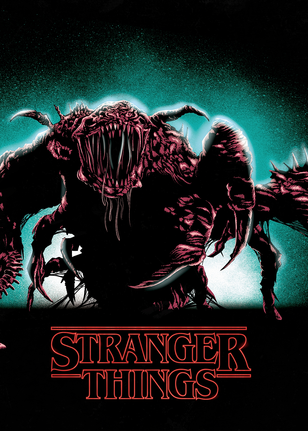 Monster Illustration: постер из коллекции Stranger Things Series