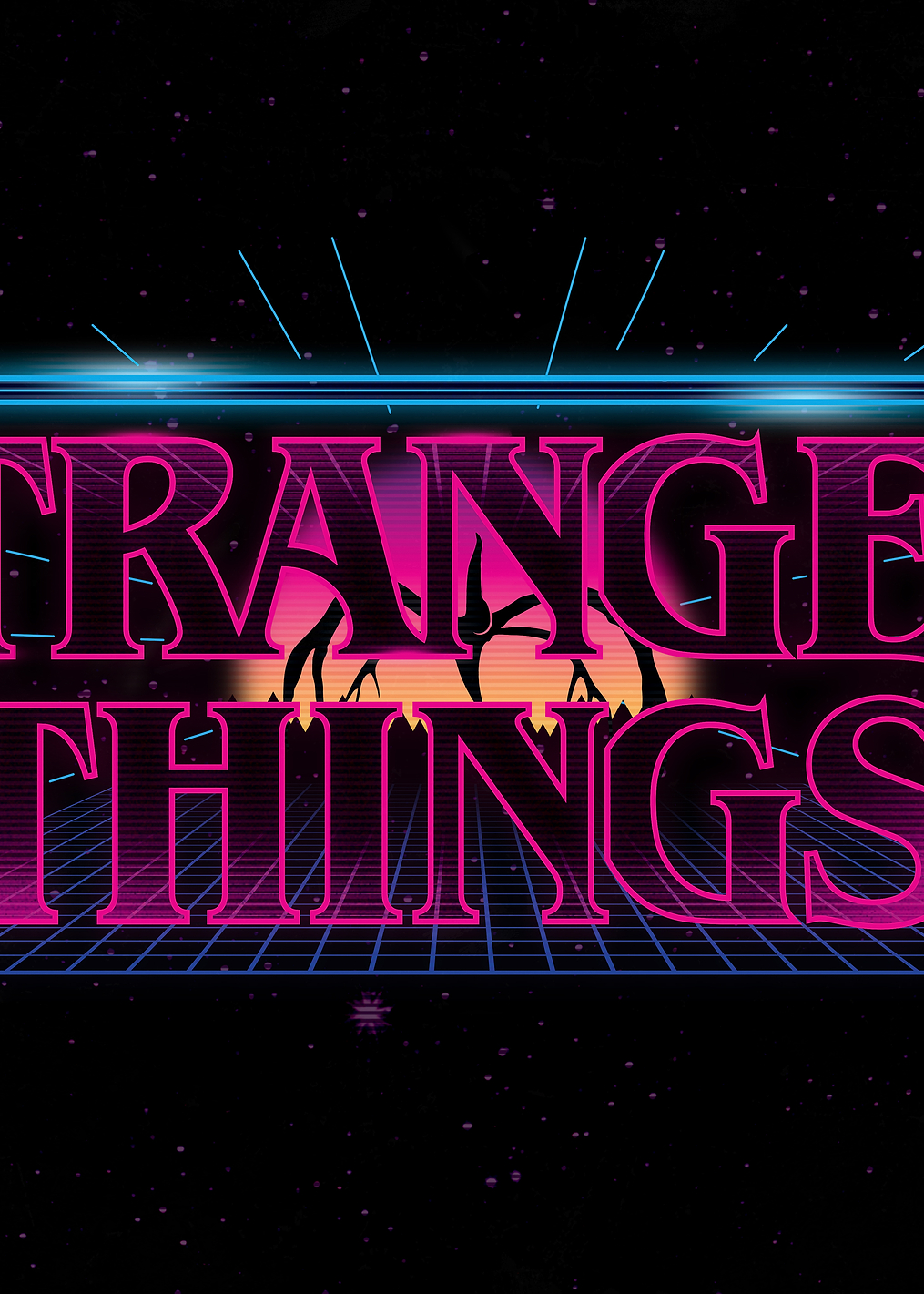 Typography Poster: постер из коллекции Stranger Things Series