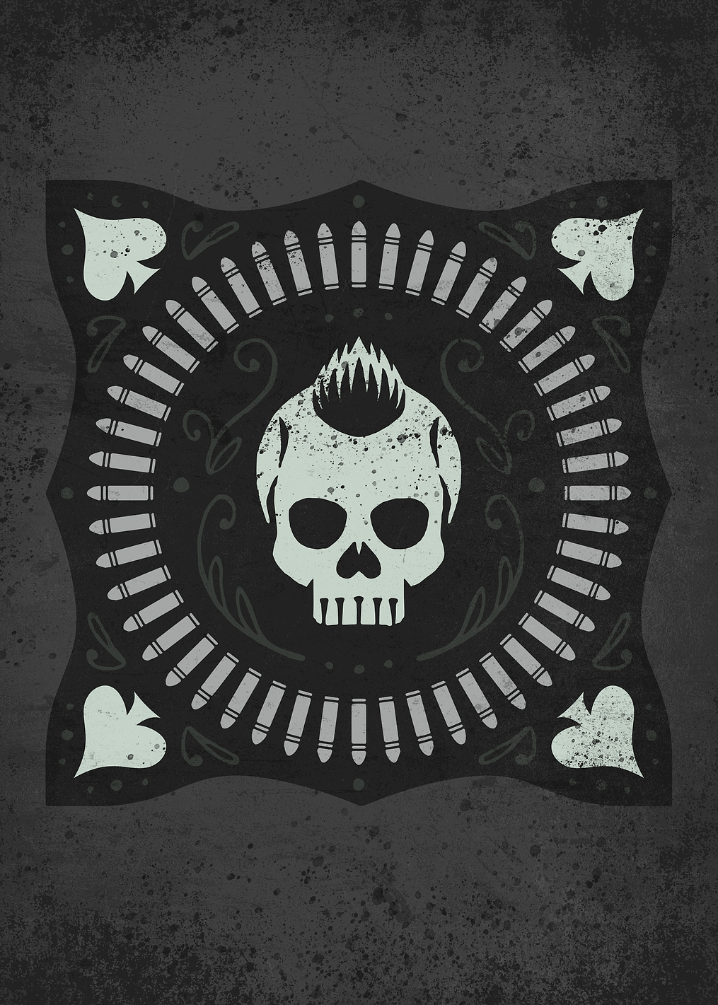 Skull Mohawk: постер из коллекции Call of Duty
