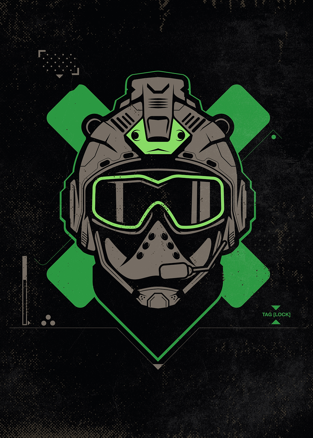 Tag Lock green: постер из коллекции Call of Duty