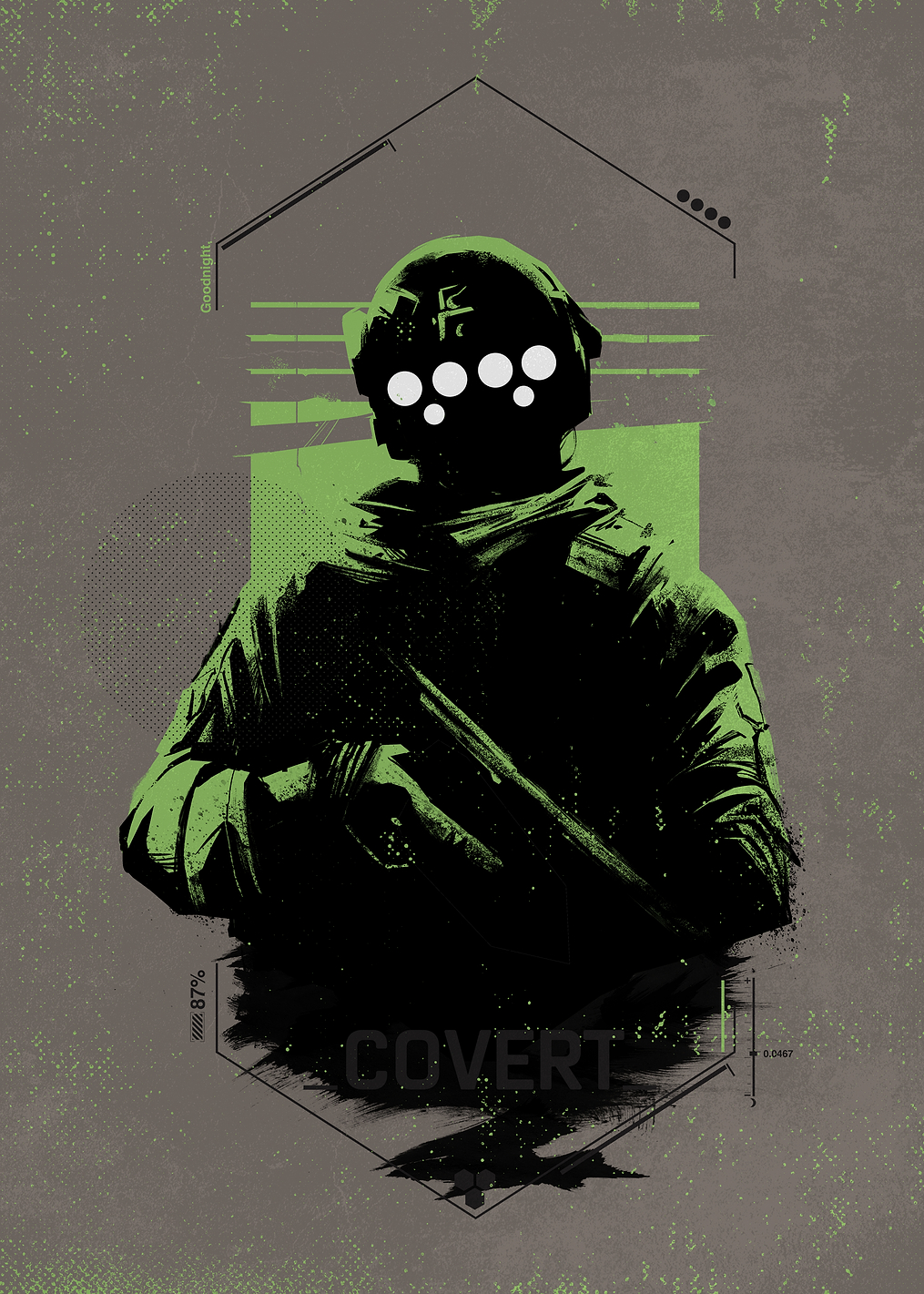 Covert green: постер из коллекции Call of Duty