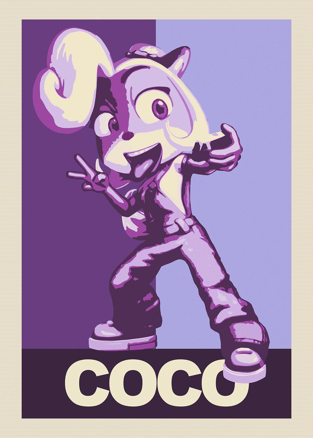 Coco Character: постер из коллекции Crash Bandicoot