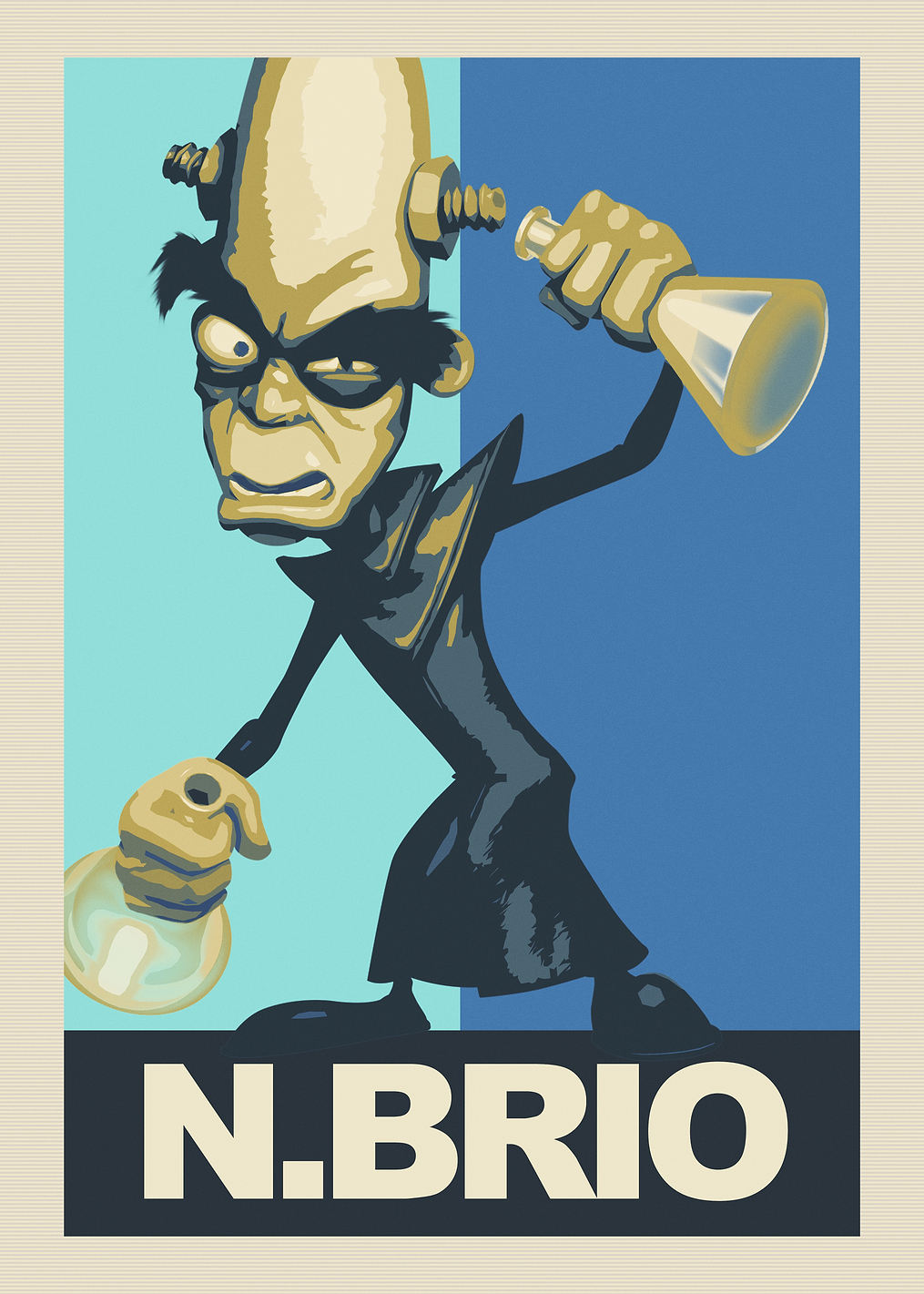 N. Brio Character: постер из коллекции Crash Bandicoot