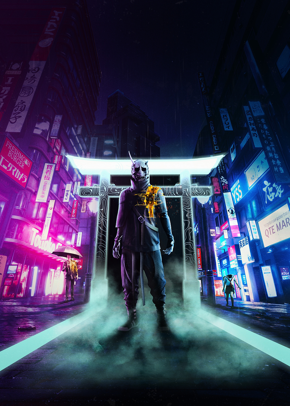 Key Art Horizontal: постер из коллекции Ghostwire Tokyo