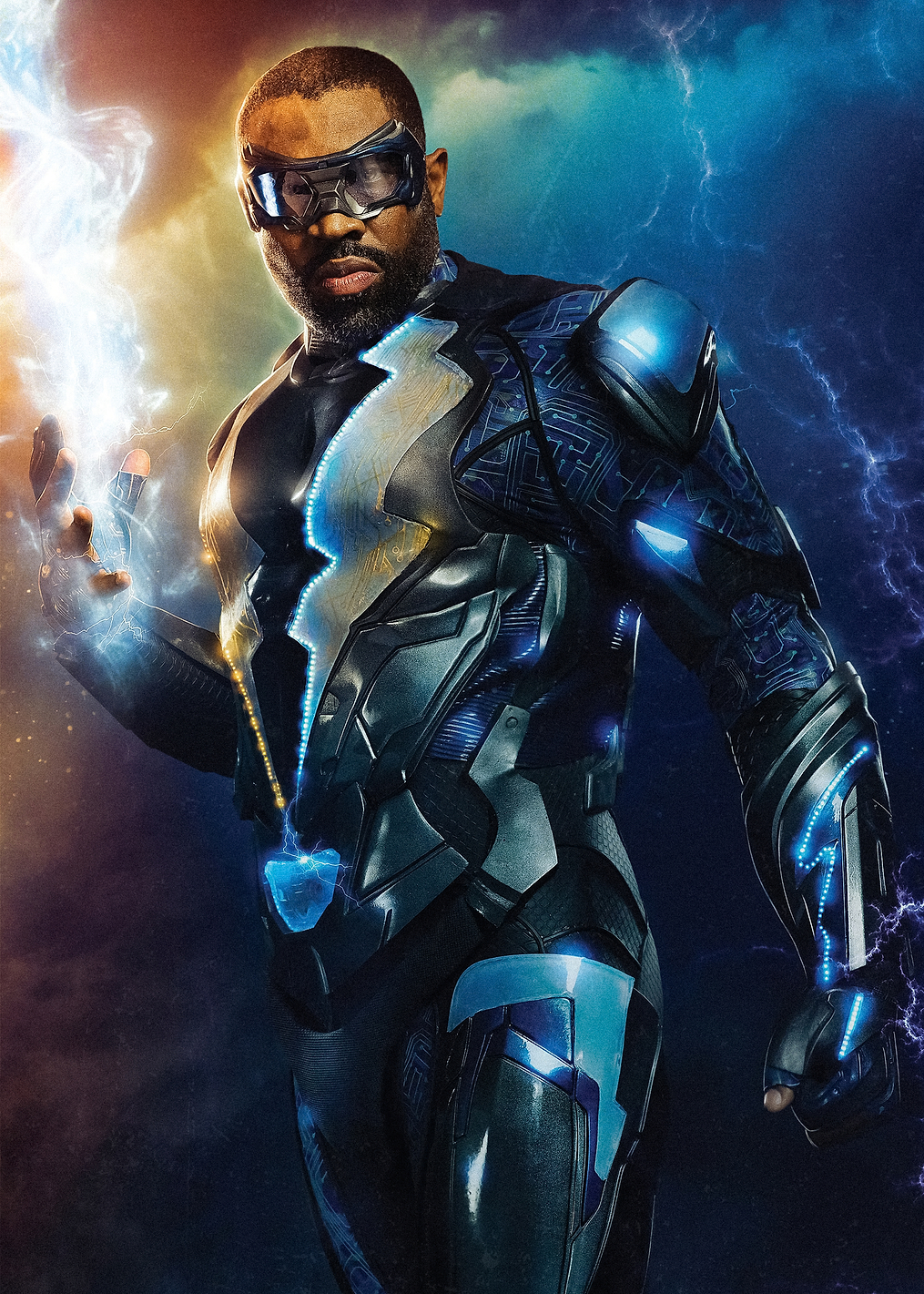 Black Lightning Superhero: постер из коллекции DC Comics