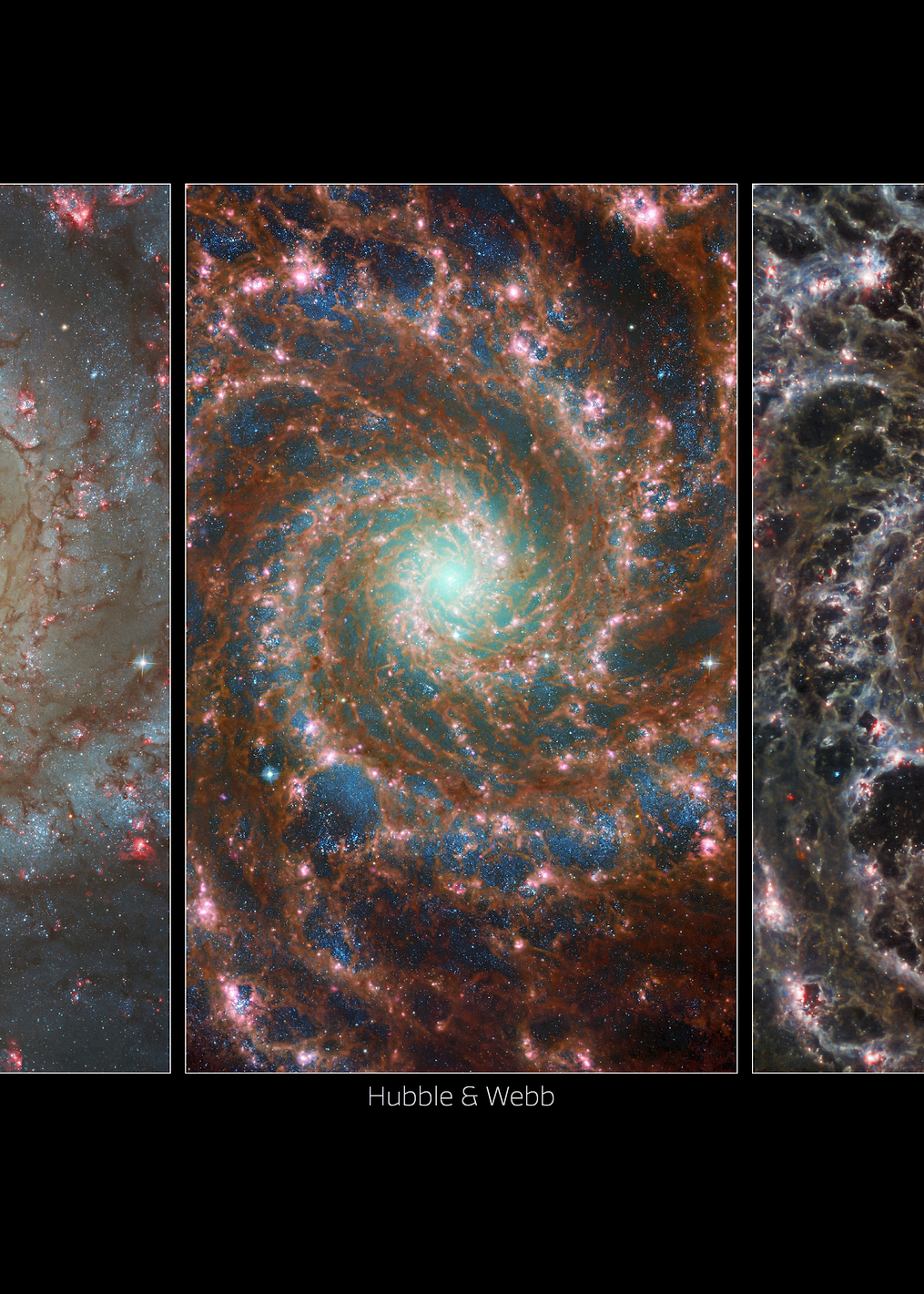 Phantom Galaxies: постер из коллекции Inspired by NASA