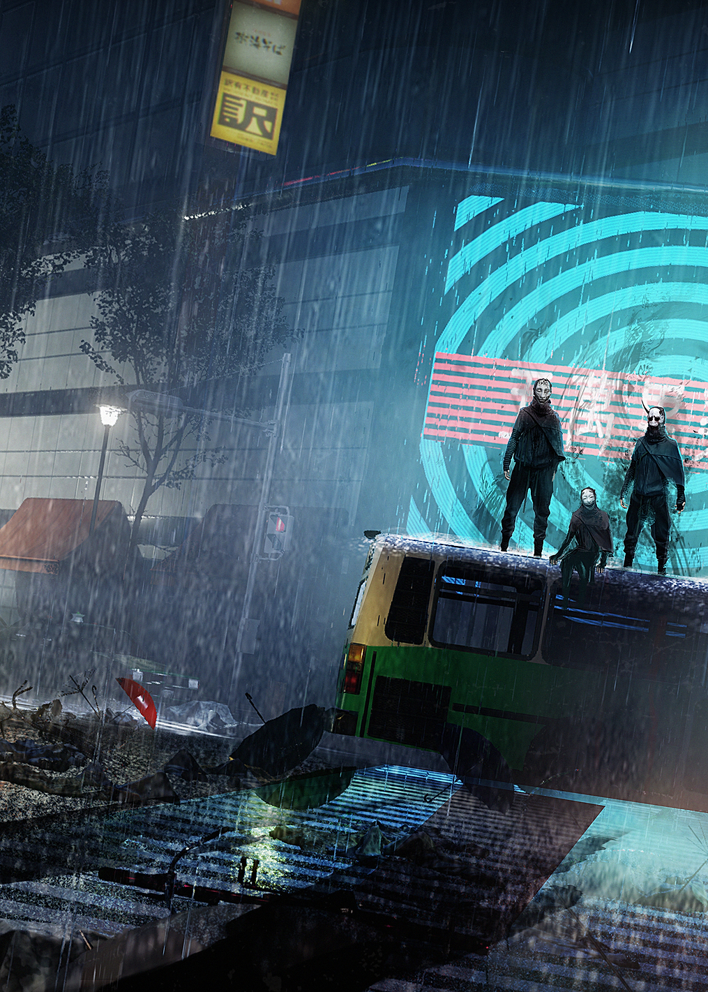 Streets of Tokyo: постер из коллекции Ghostwire Tokyo