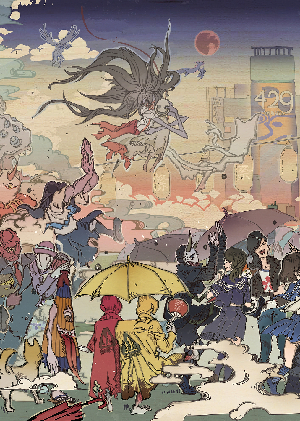 Ghostwire Artwork: постер из коллекции Ghostwire Tokyo