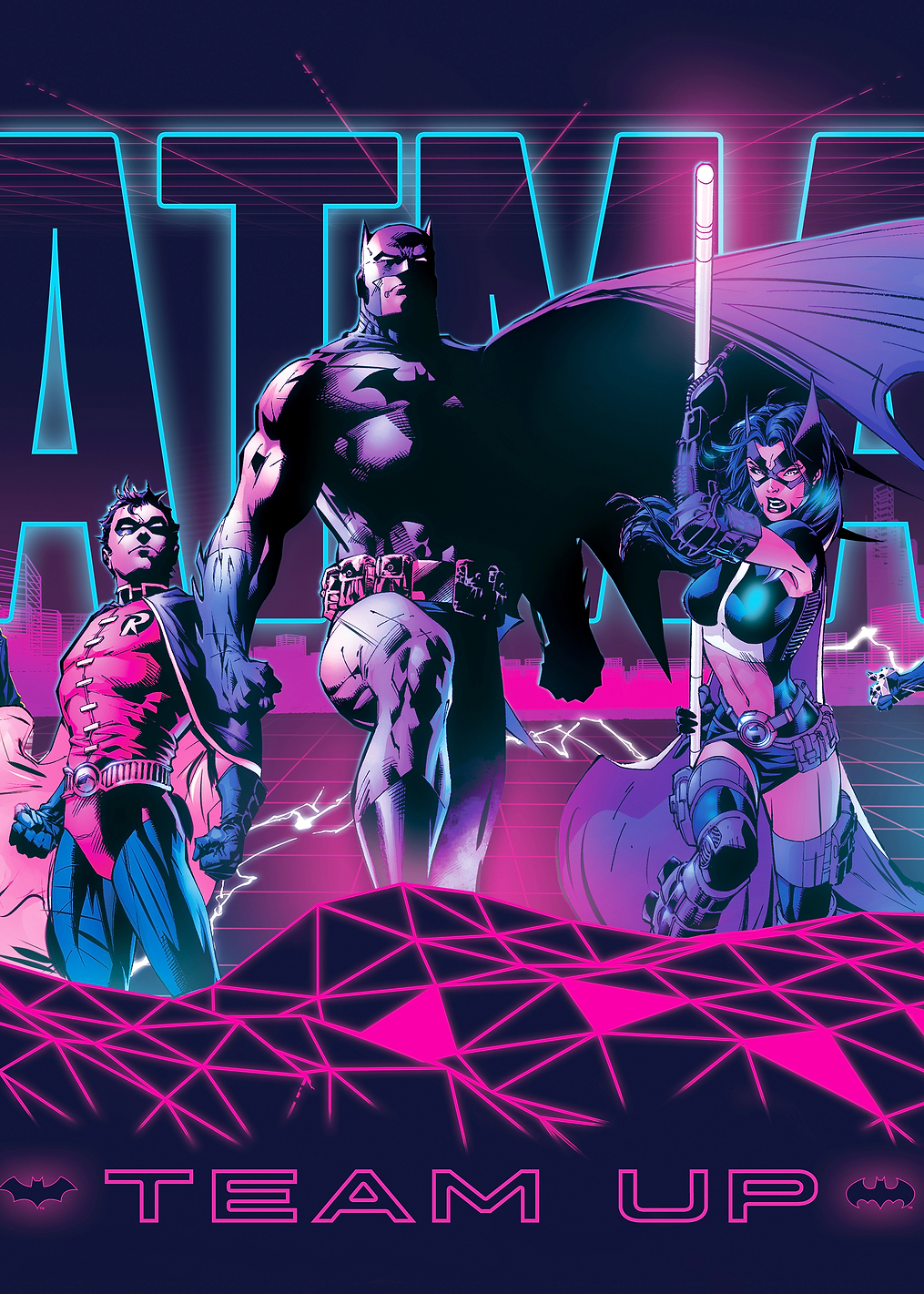 Batman's Team: постер из коллекции DC Comics
