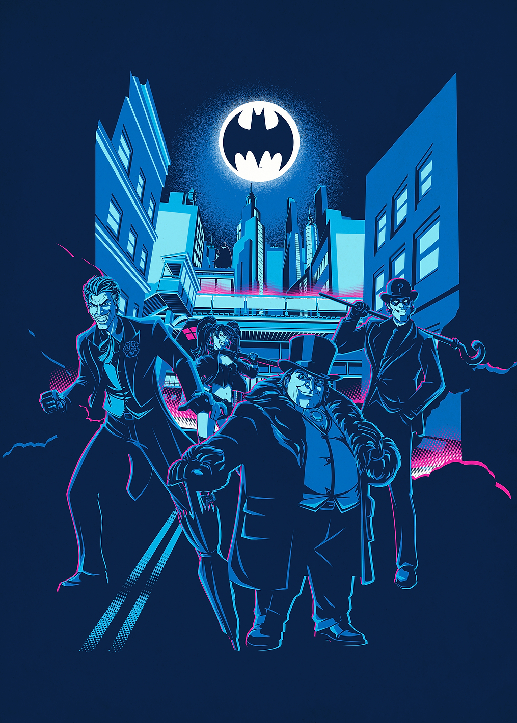 Villains Team: постер из коллекции DC Comics