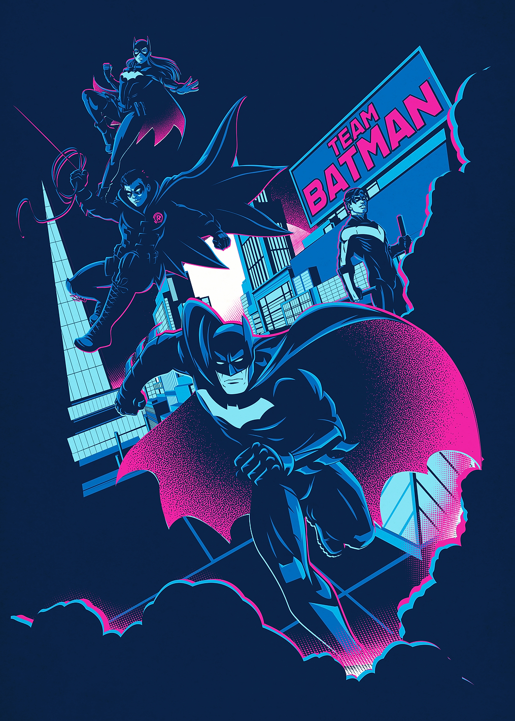 Team Batman: постер из коллекции DC Comics