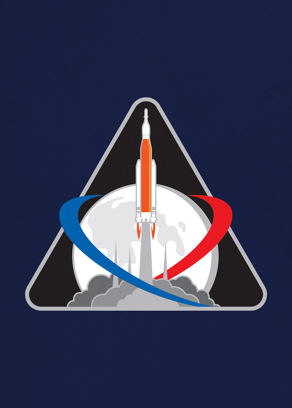 Artemis I Logo Navy: постер из коллекции Inspired by NASA