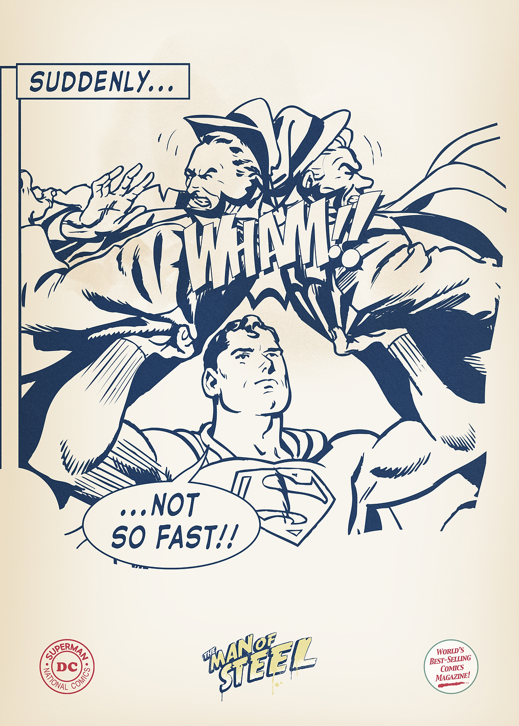 Not so fast!: постер из коллекции DC Comics