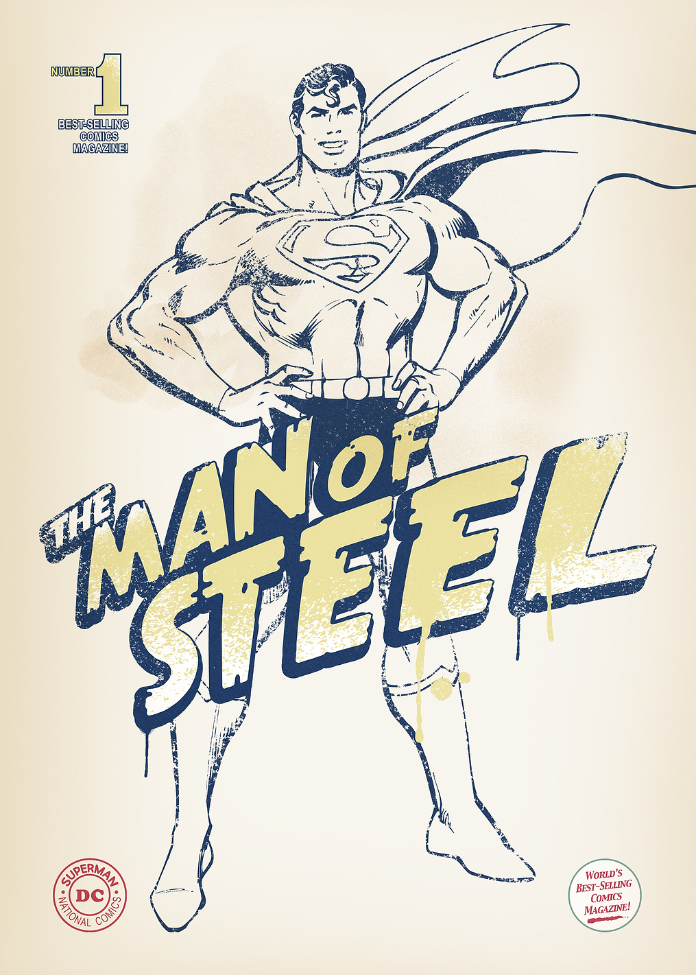 The Man of Man: постер из коллекции DC Comics