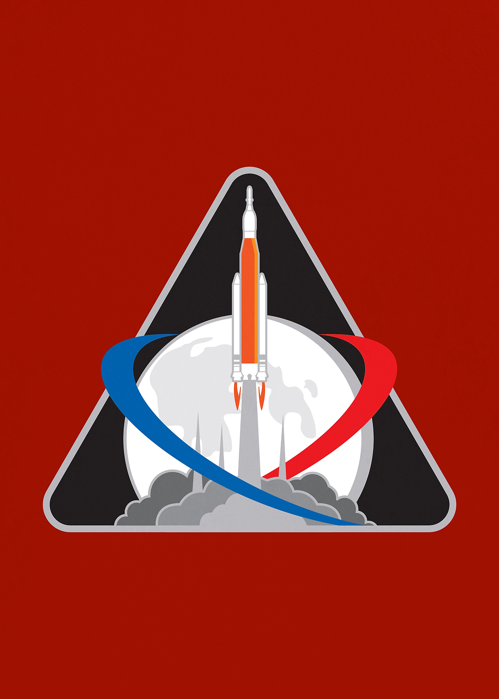 Artemis I Logo Red: постер из коллекции Inspired by NASA