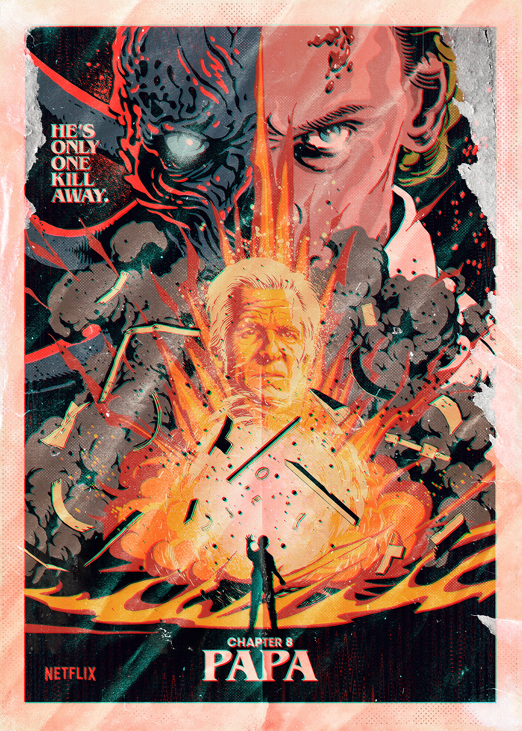 Butcher Billy's Papa: One Kill Away: постер из коллекции Stranger Things Series