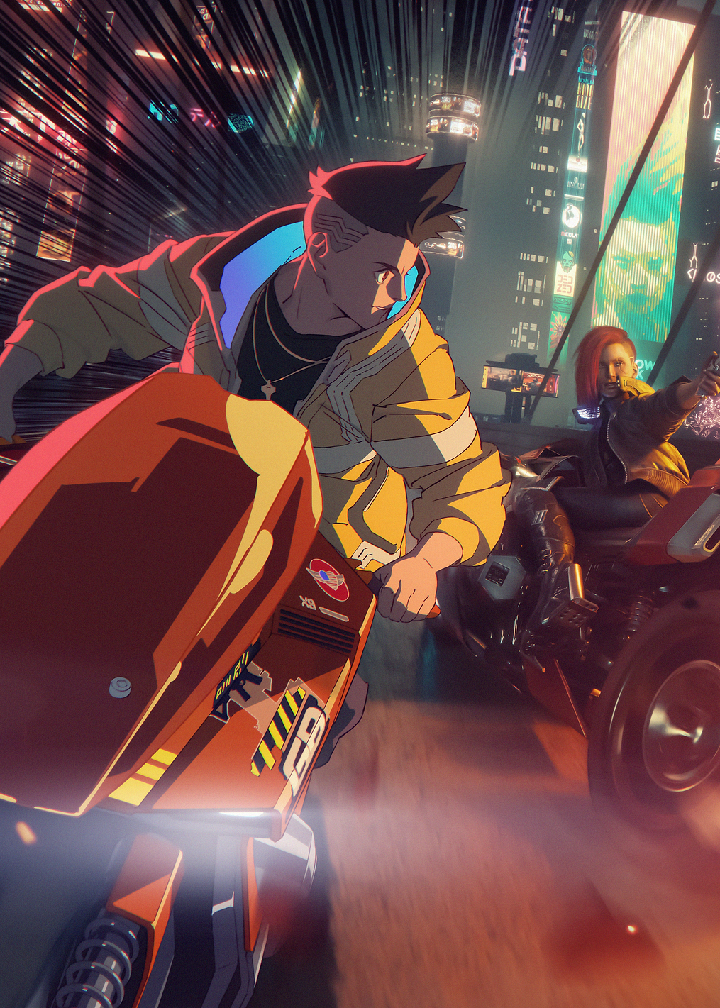 David and Valerie: постер из коллекции Cyberpunk 2077