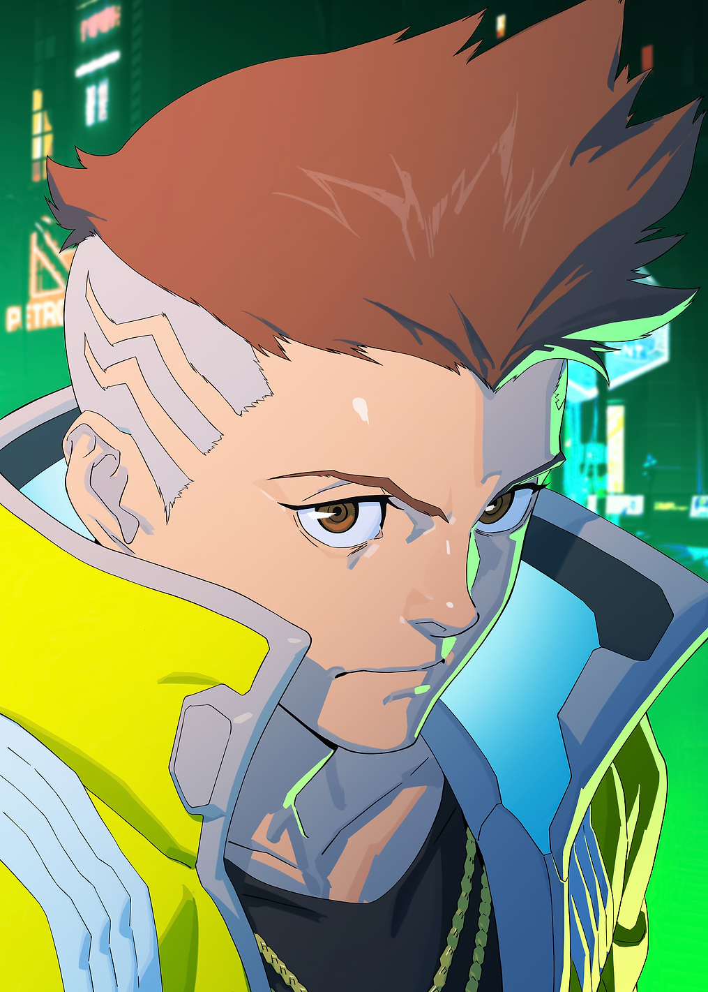 David Portrait: постер из коллекции Cyberpunk 2077
