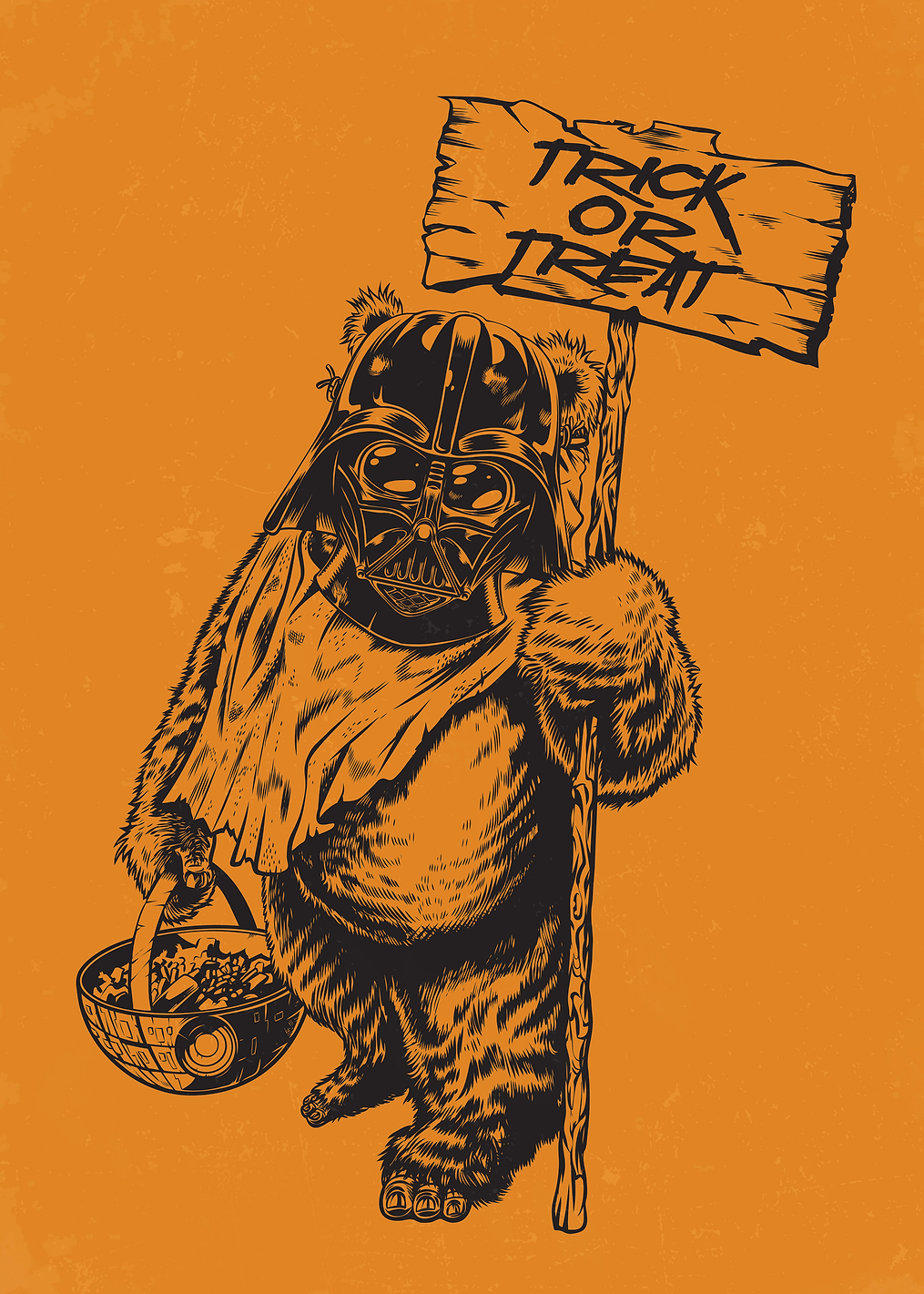 Ewok Trick or Treat: постер из коллекции Star Wars