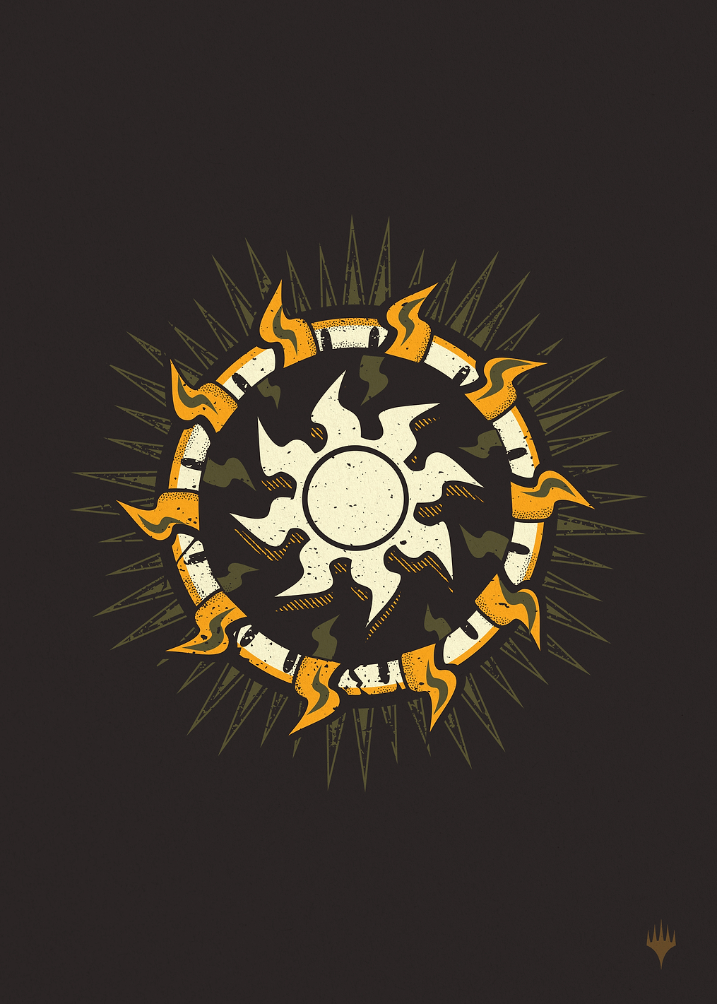 Plains Symbol: постер из коллекции Magic: The Gathering