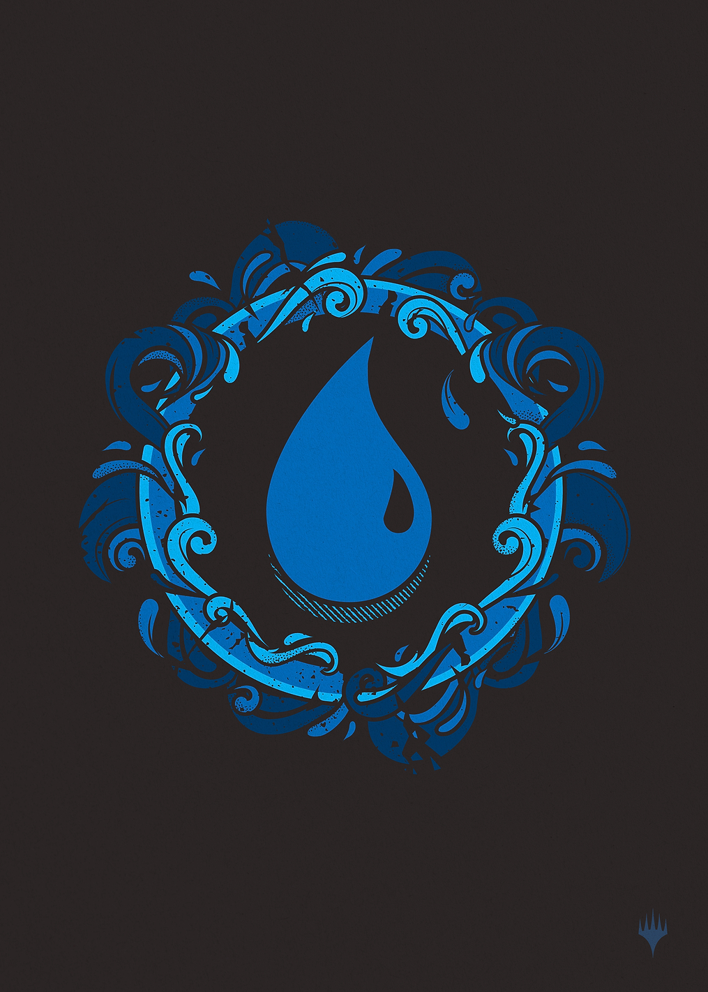 Island Symbol: постер из коллекции Magic: The Gathering