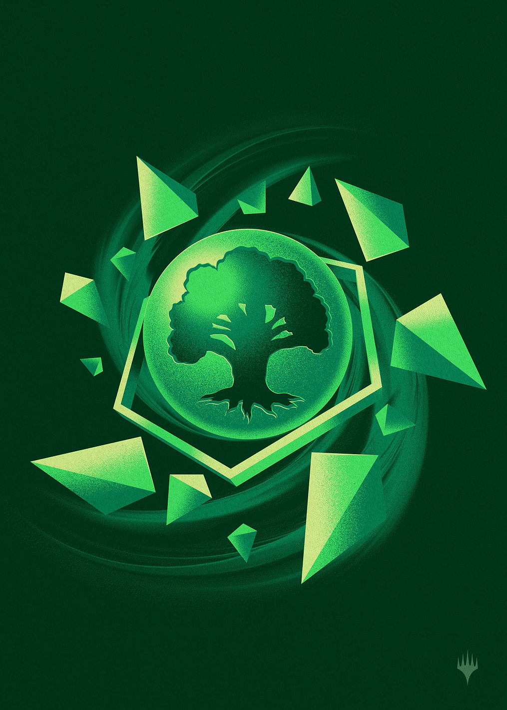 Green Forest: постер из коллекции Magic: The Gathering